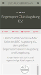 Mobile Screenshot of bscaugsburg.de
